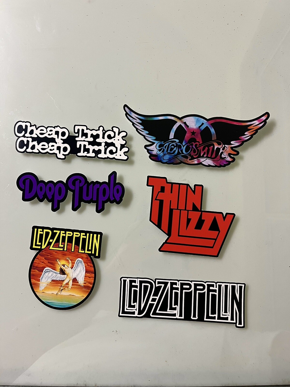 Classic Rock Sticker Pack – Led Zeppelin Queen Ac/dc Van Halen 70’s Classic Rock