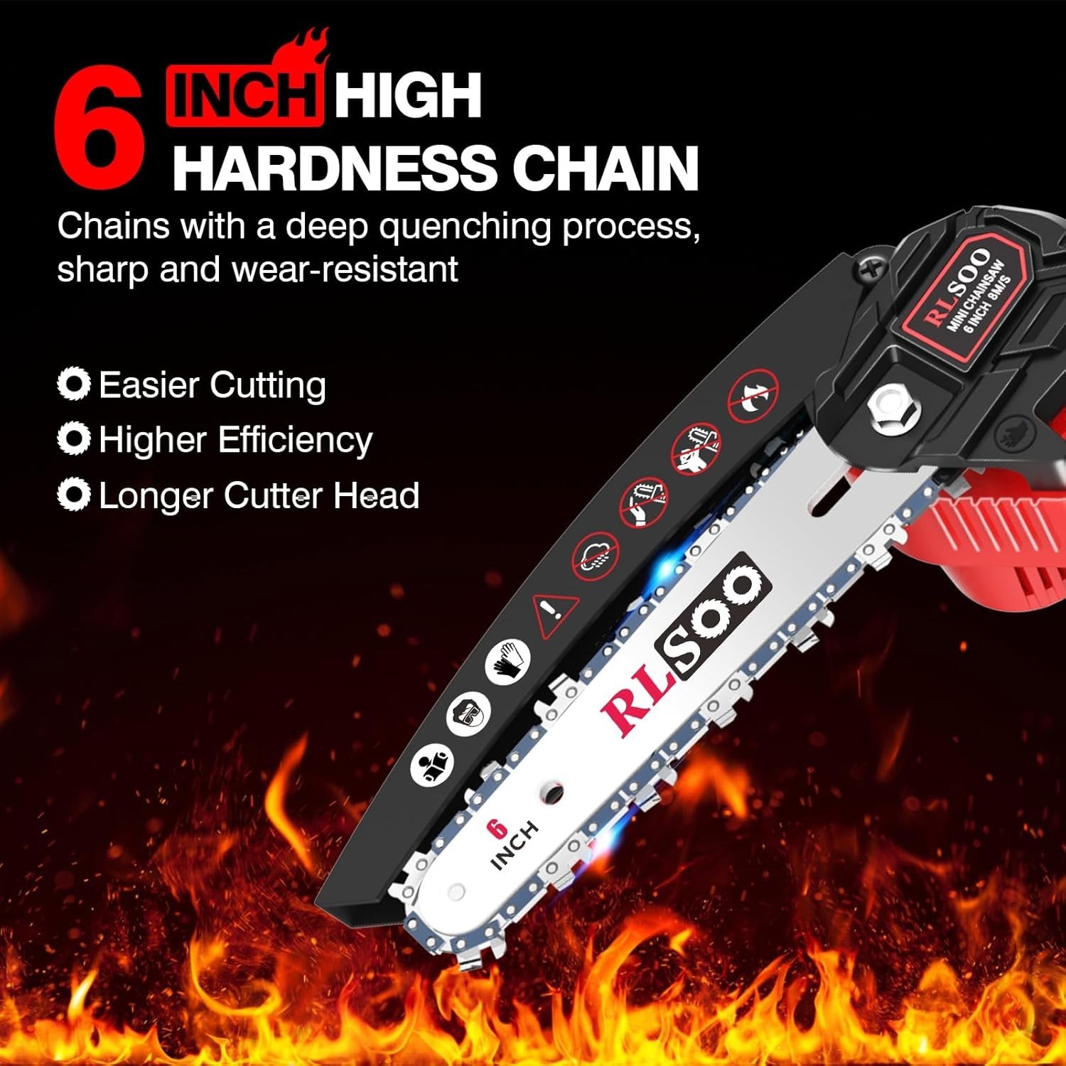 Lightweight 6-Inch Mini Chainsaw – Effortless Tree Trimming & Household Projects
