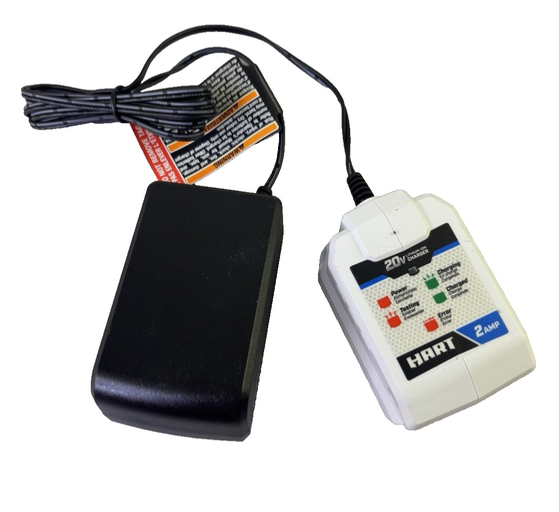 NEW Hart 20V Fast 2 Amp Battery Charger Model CGH001/CGH002 – Free Shipping