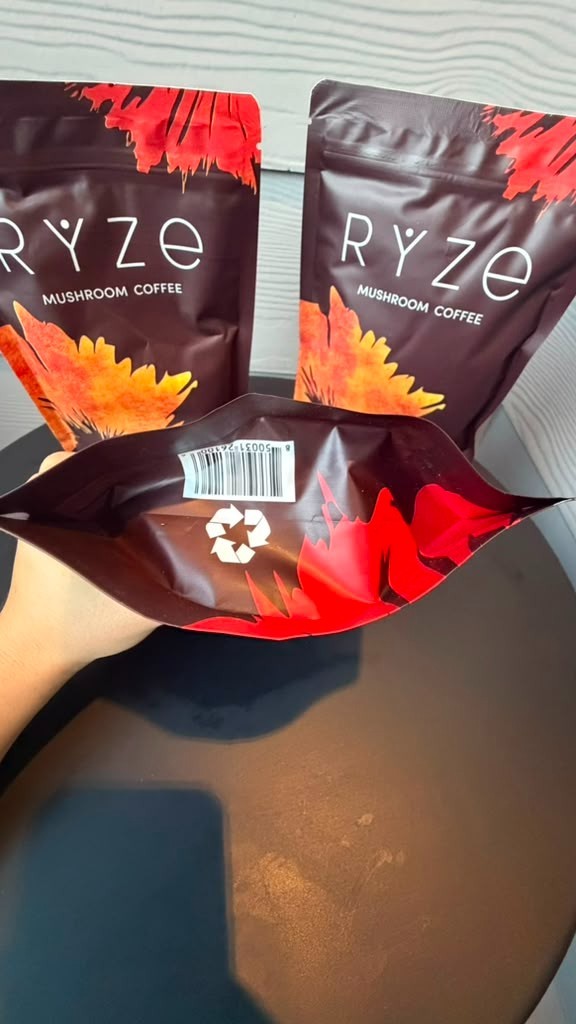 2Pack Ryze mushroom coffee. 6.35 oz -30 servings each (60 servings total)