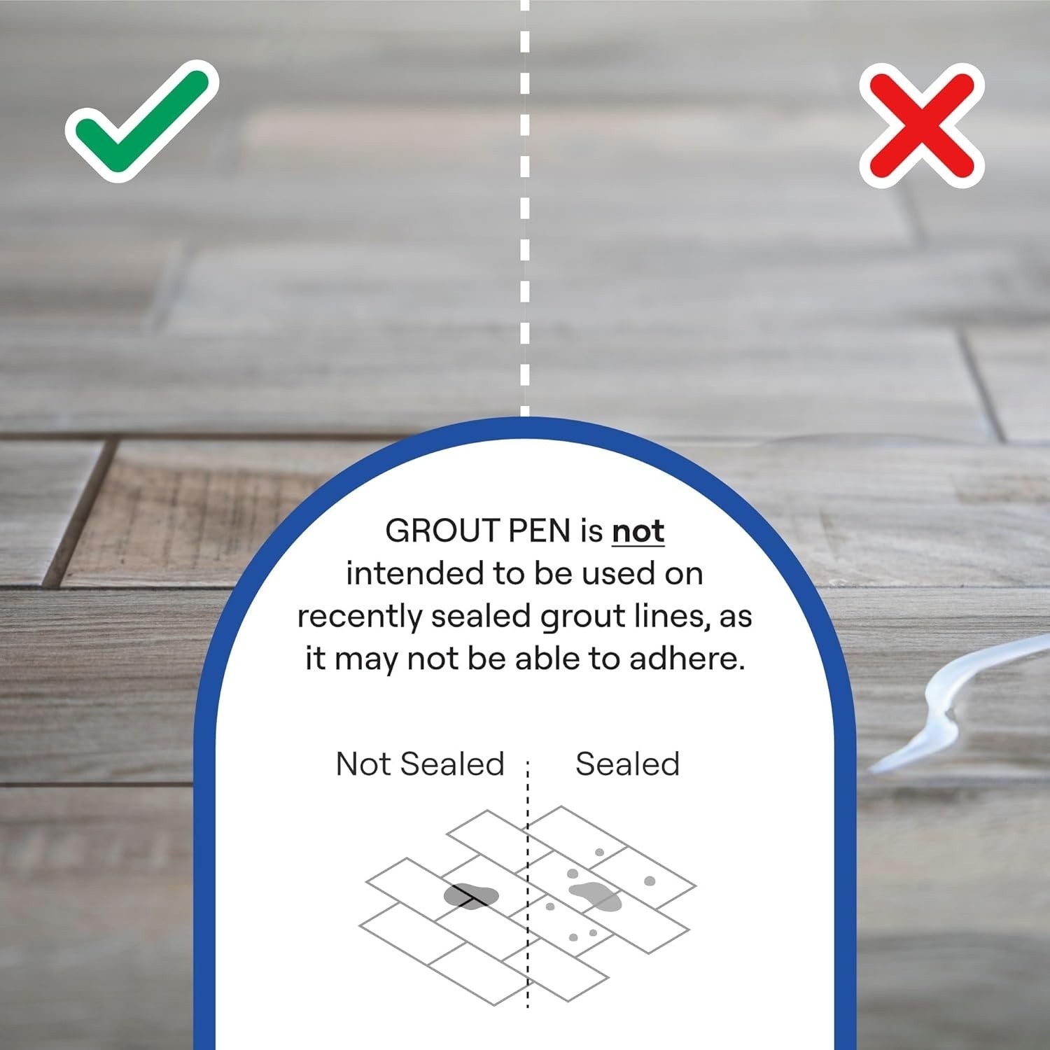 5mm Tip Grout Pen – Refresh Your Tile with Easy-to-Use Waterproof Colorant