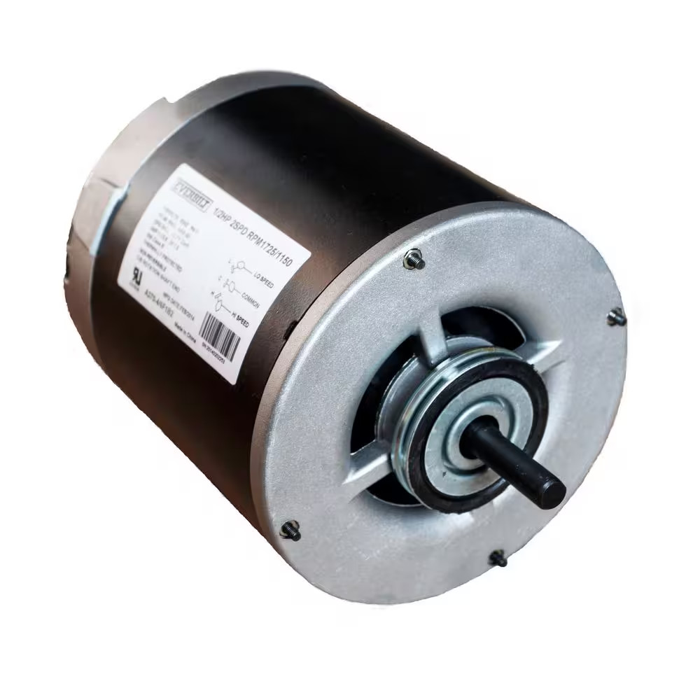 1/2 HP 2-Speed 115V Evaporative Cooler Belt Drive Motor Durable A370