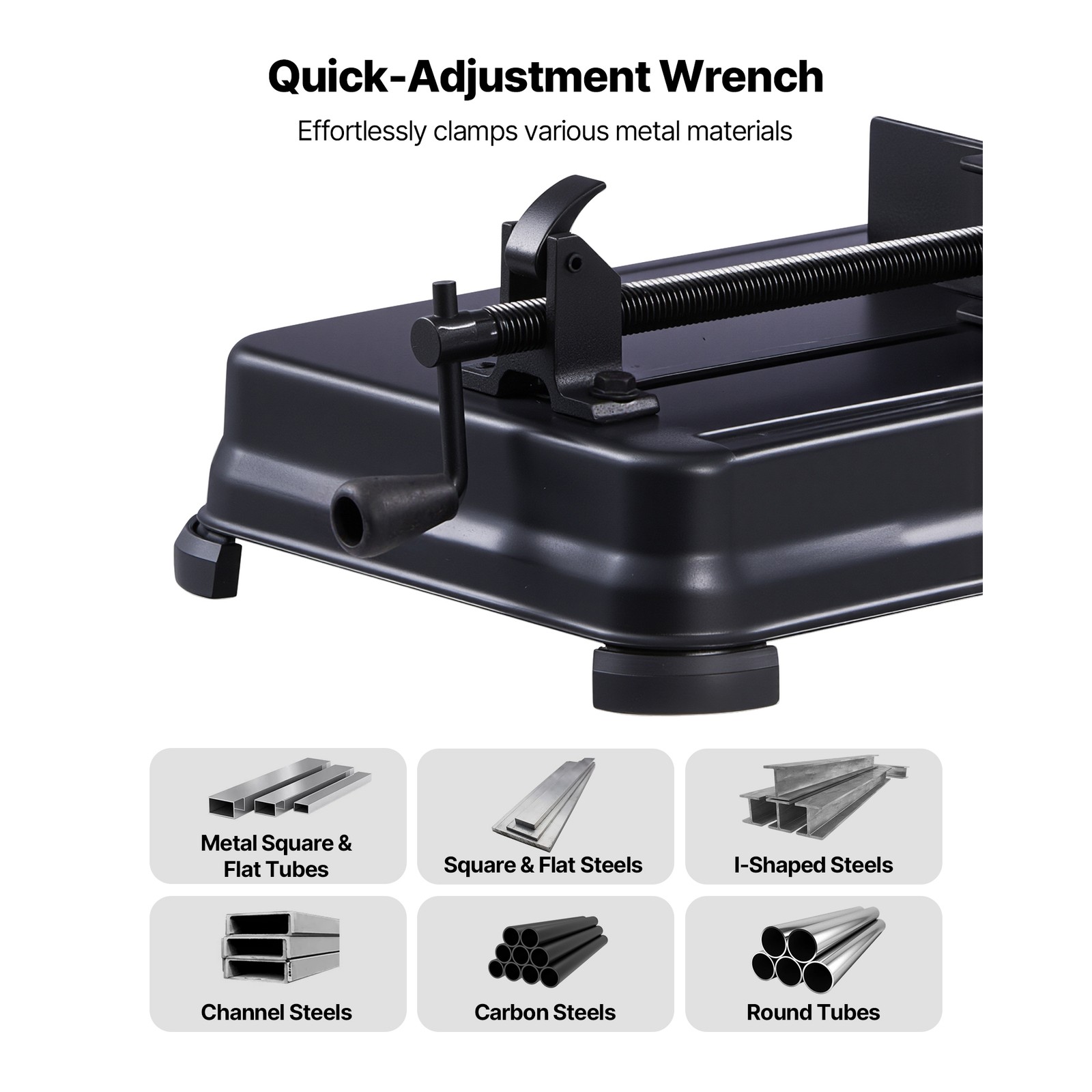 Uimoso 14-Inch Metal Cutting Chop Saw with Abrasive Wheel, 3500 RPM Speed