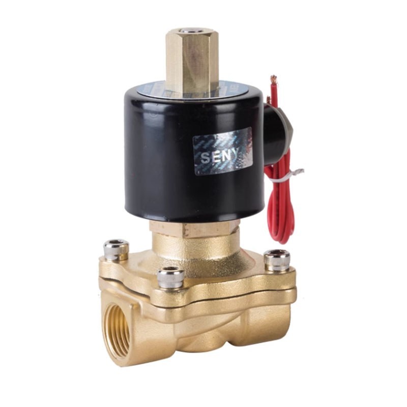 G1/8″~2″ Brass Electric Solenoid Valve DC 12V 24V AC220V Normally Open Air Water