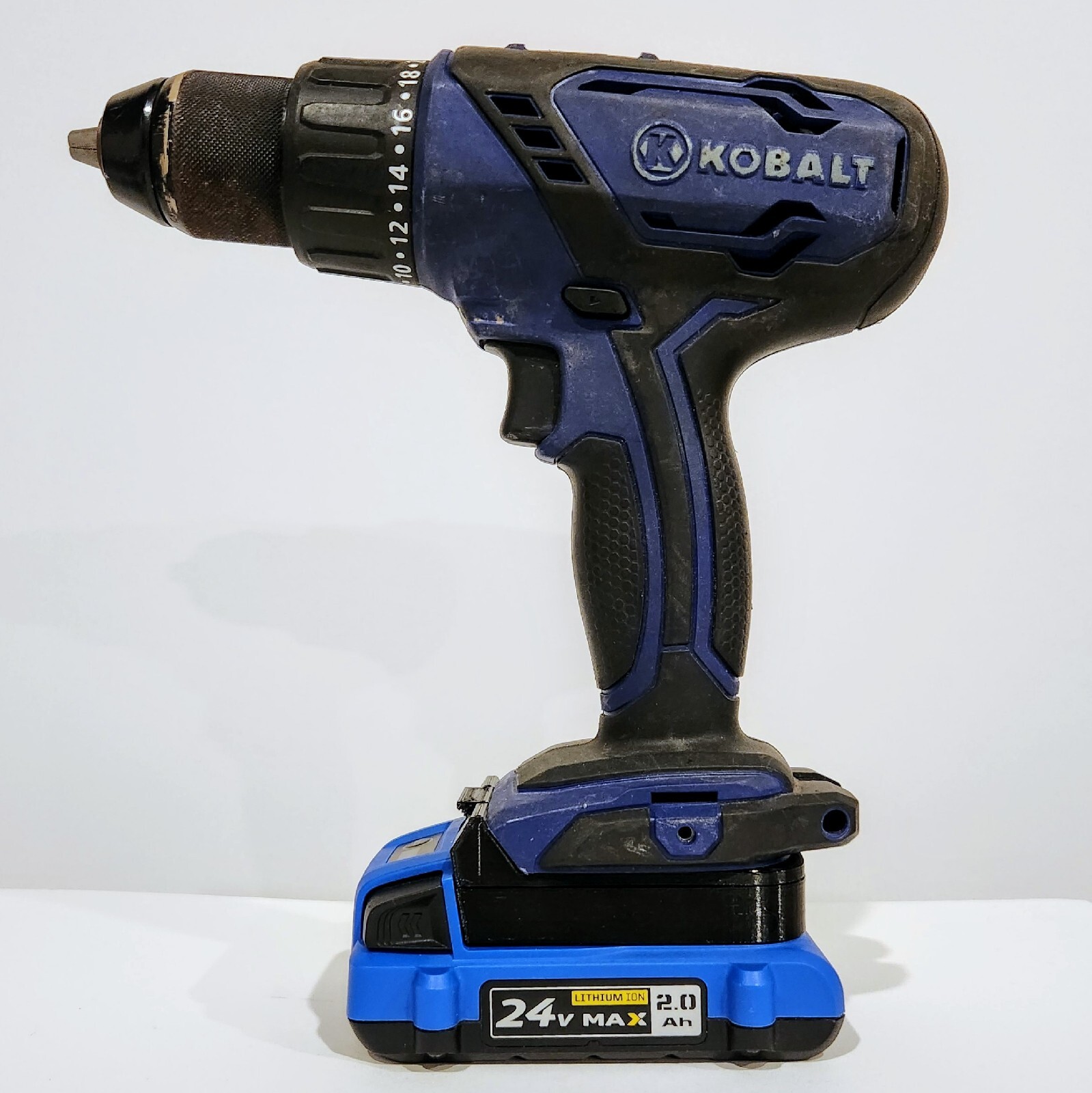 Kobalt 24v Max Low Profile Battery Adapter for Kobalt 18v and 20v Tools