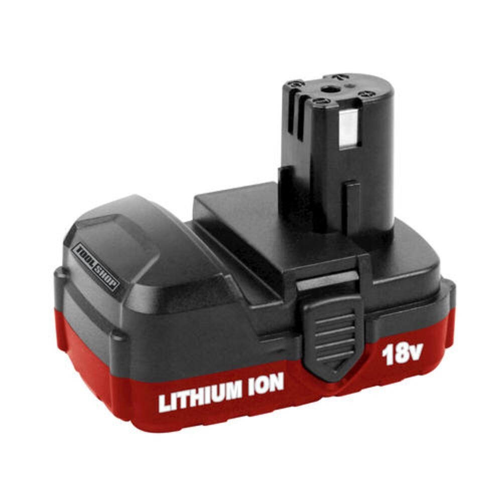 Tool Shop 18 Volt Lithium Ion 1.5 Ah Battery and Multi Chemistry Charger Kit Set