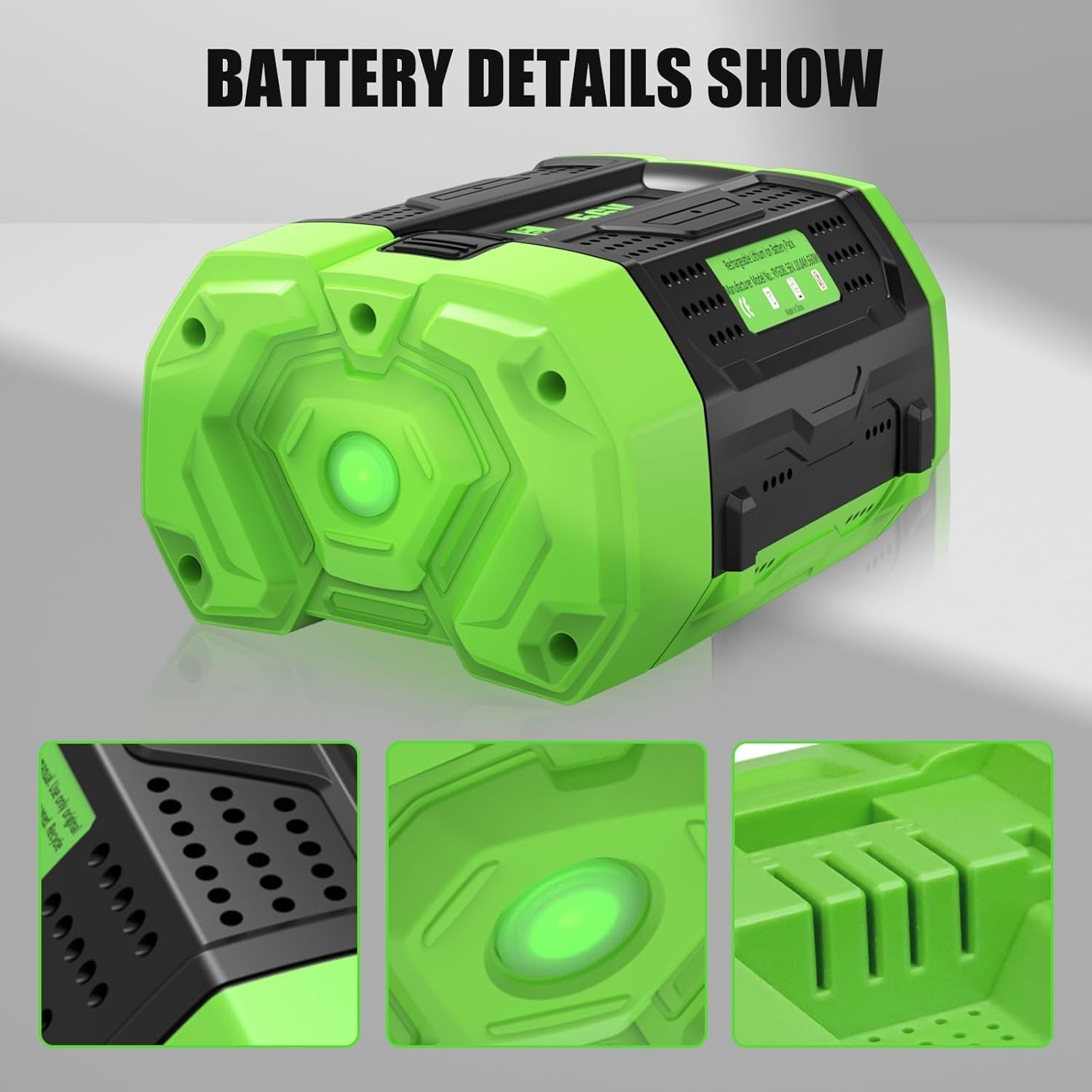 2PACK For EGO BA5600T POWER+ 56-Volt 10.0Ah ARC Lithium Battery 56V BA4200T