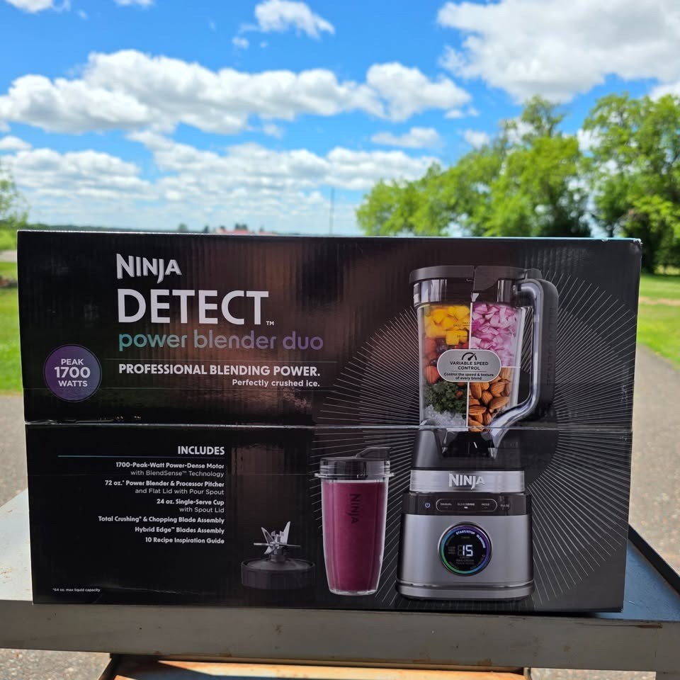 Ninja Detect Power Blender Duo 1700W Blender & Smoothie System New