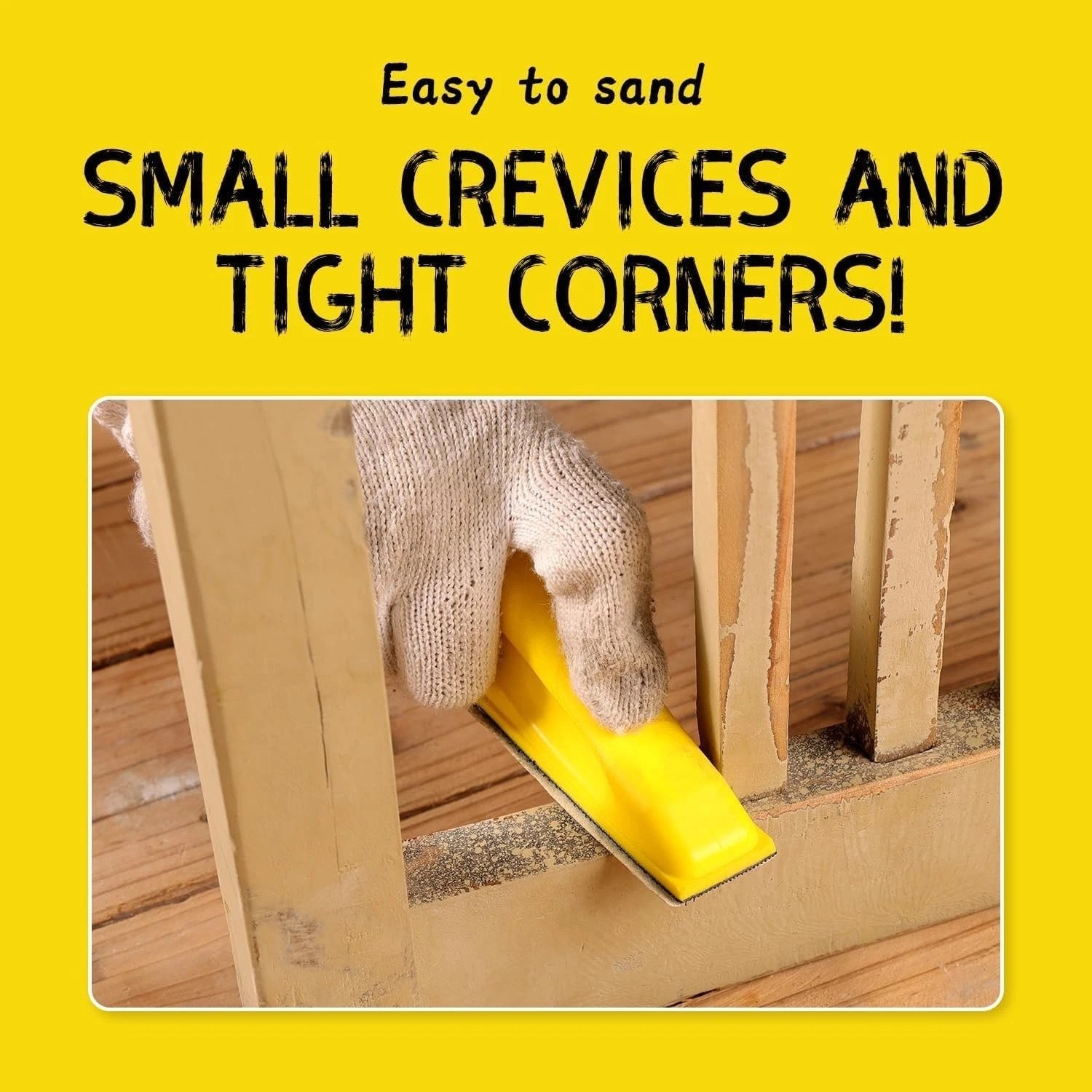 Ergonomic Electric Mini Sander and Sandpaper Set – 5 Grit Options Included