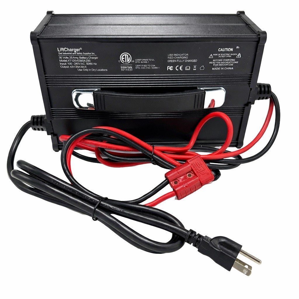 36V 25A Charger for Global Industrial Ride-on Floor Scrubber 641245,641750