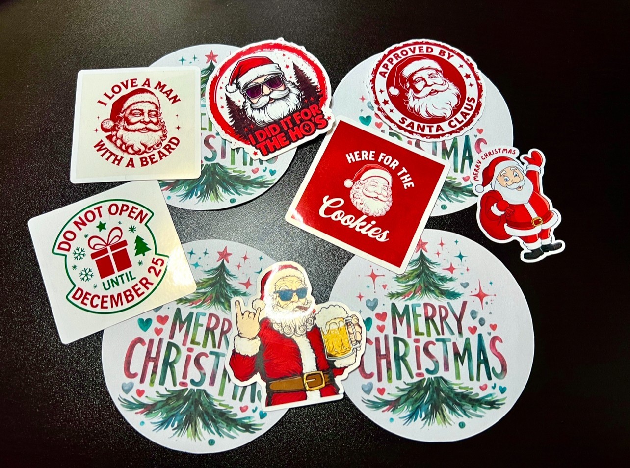 Custom Printed Stickers Vinyl Decals Waterproof Die Cut Glossy Matte Holo Logo