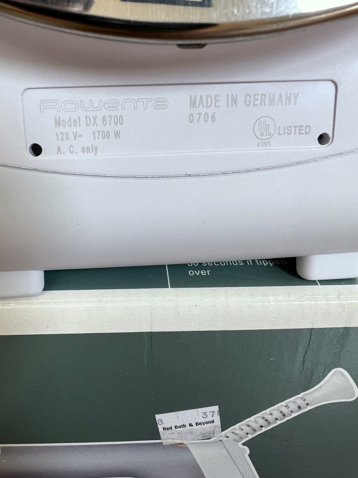 *NEW in Box* ROWENTA Power Duo Iron DX6700 Pro Vertical Steam Self Clean *1700W*