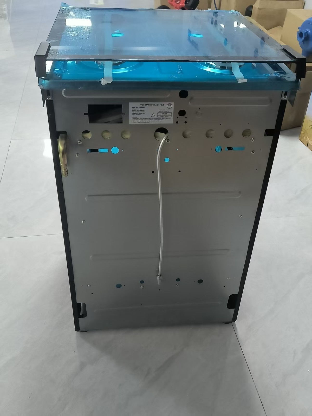 NEW 20″ Free Standing Gas Stove Oven Range,4 Burner LPG Cooktop with 60L Oven