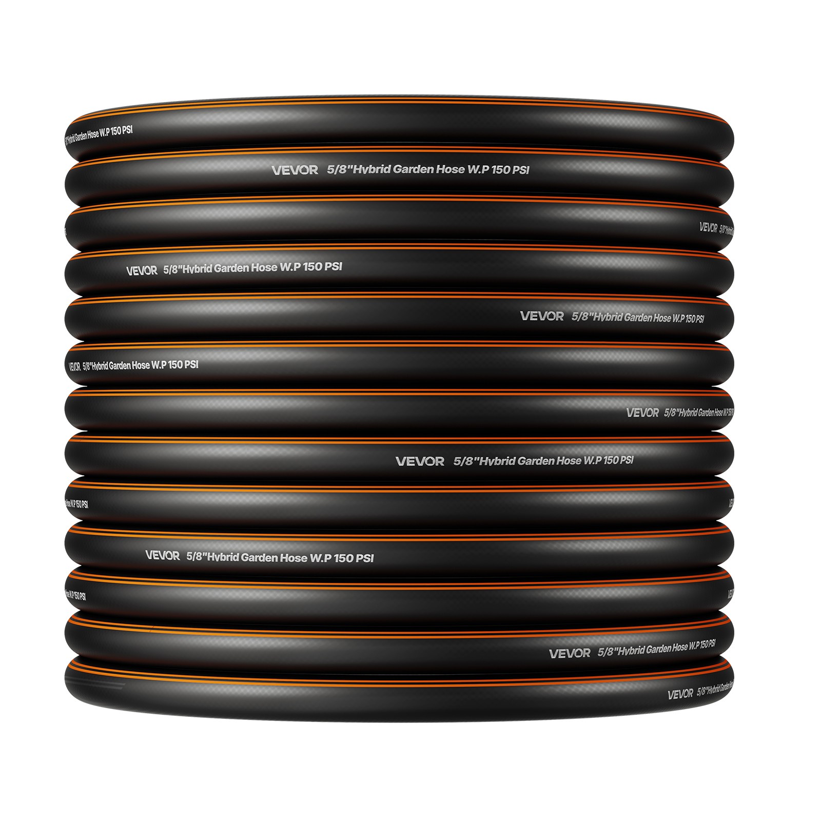 VEVOR Garden Hose 100ft 5/8″ Rubber Water Hose 3/4″Fitting Heavy Duty & Non-kink