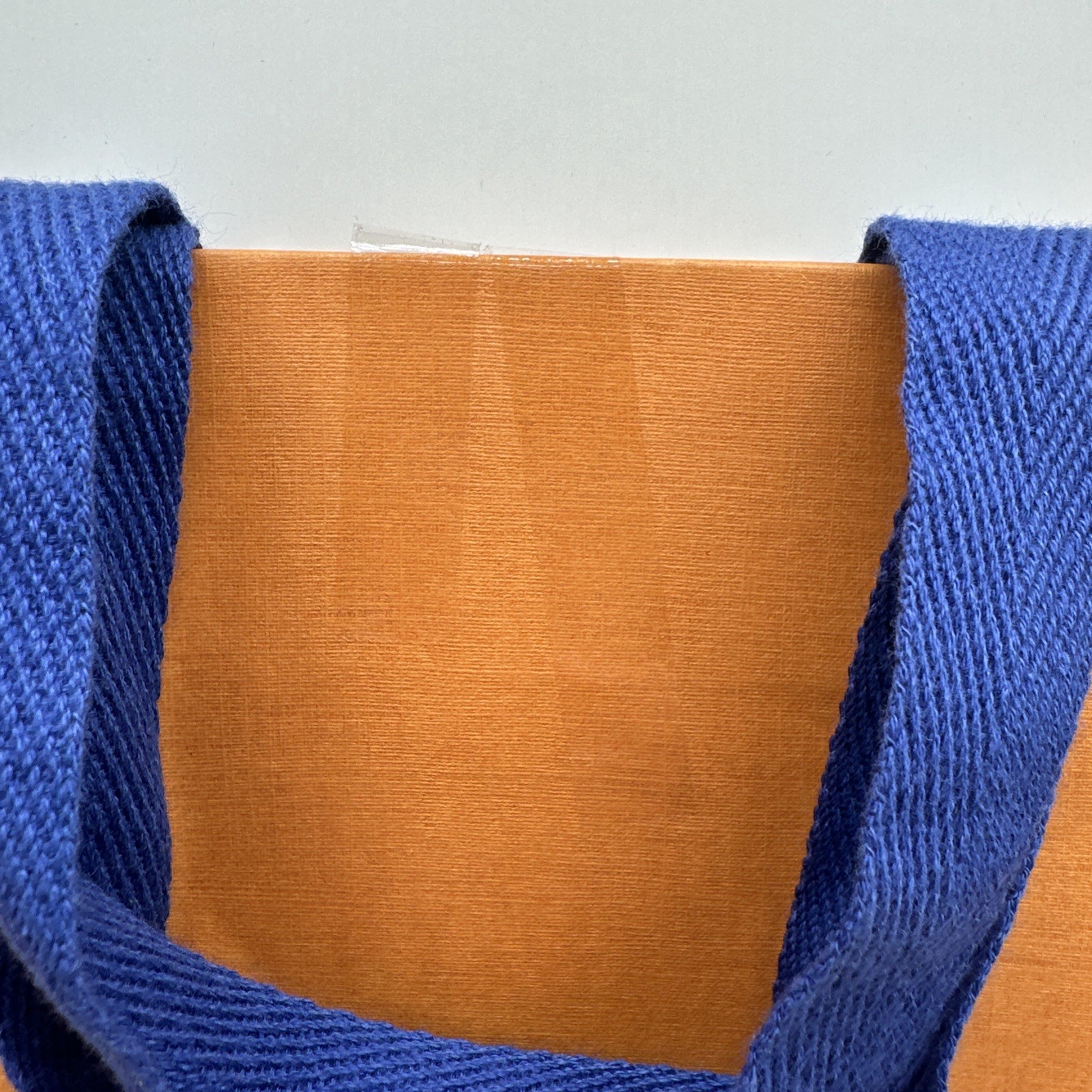 Louis Vuitton Authentic Orange Paper Shopping Bag Gift 9.75x14x4.25