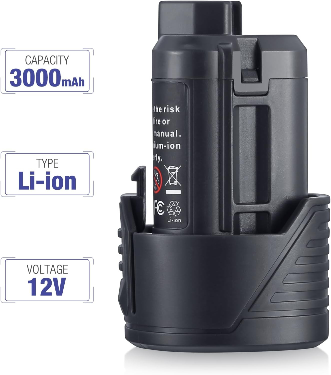 12V 3.0Ah Li-Ion Replacement Battery Pack (2-Pack) for Ridgid 12V Tools