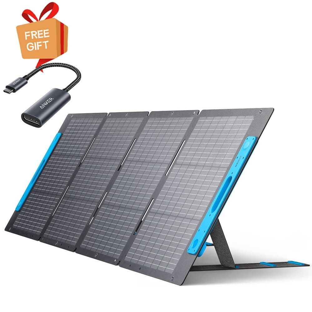 Anker 531 Solar Panel 200W Foldable Portable Solar Charger for Camping|Refurbish