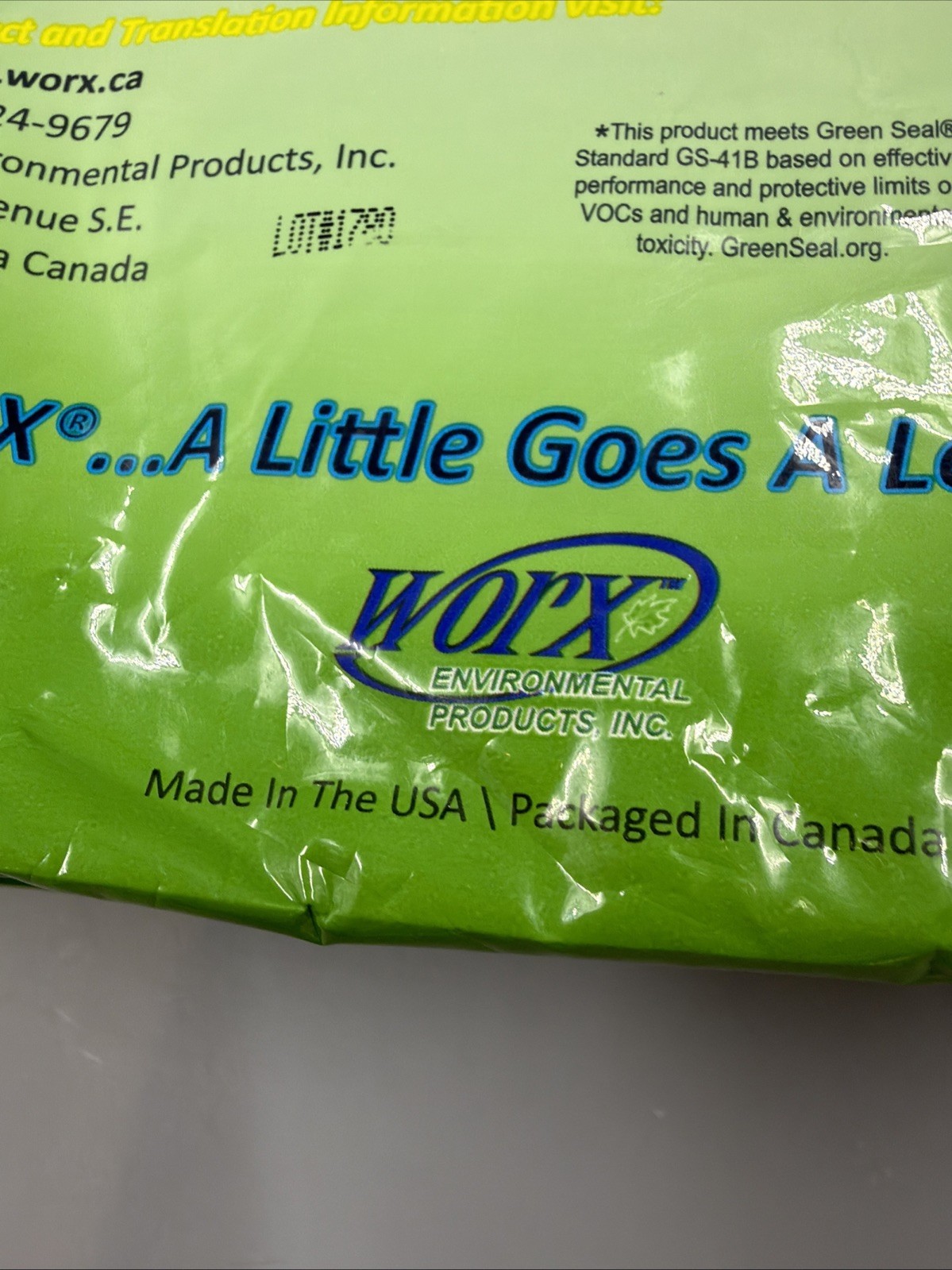 WORX Biodegradable Hand Cleaner 3 lb Stand-Up Pouch