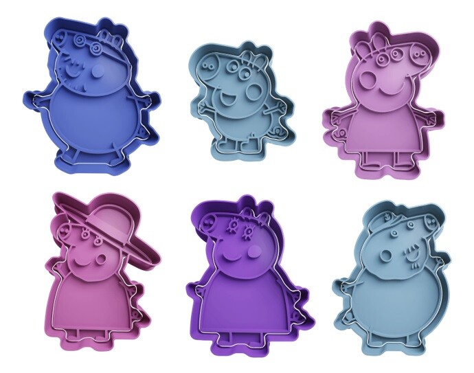 Peppa Pig Cookie Cutters + insert – approx. 8cm
