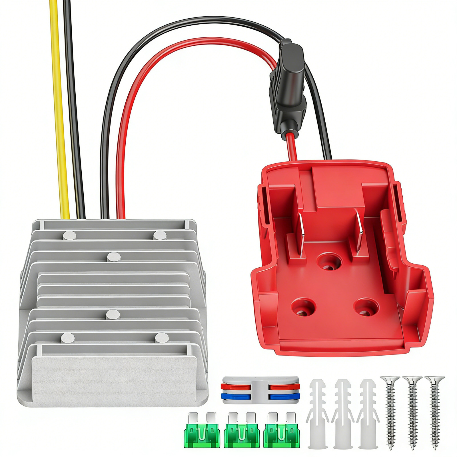 18V to 12V Step Down Converter Compatible with Milwaukee 18V Lithium Battery