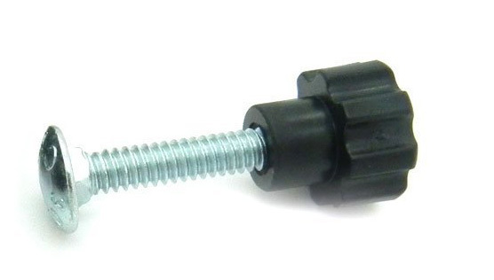Pet Carrier / Kennel Replacement Plastic Nut – Metal Bolt Fasteners – BLACK-16pk