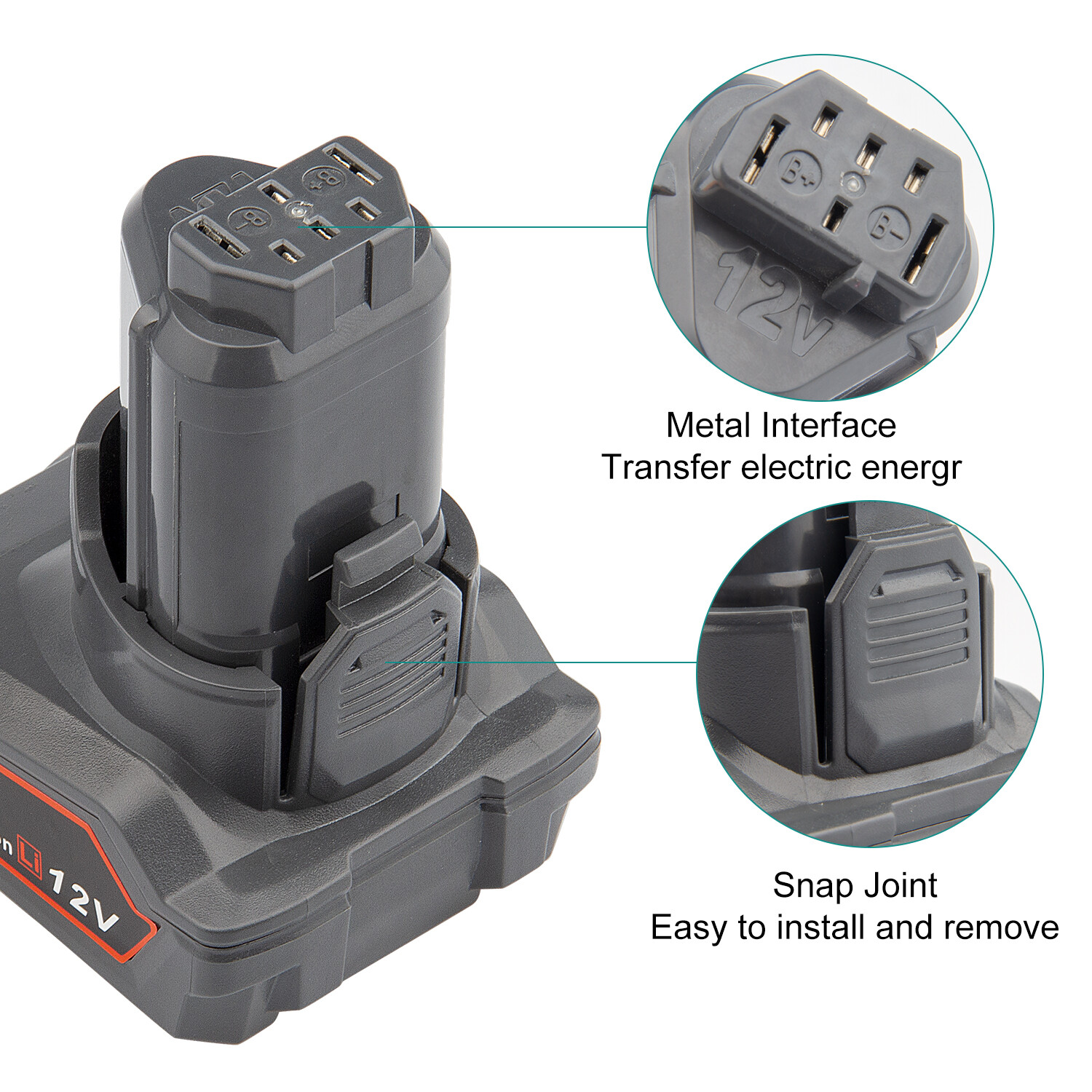 For Ridgid R82059 Hyper Lithium 12 Volt 6.0Ah Battery R82007 R82008 R82008N
