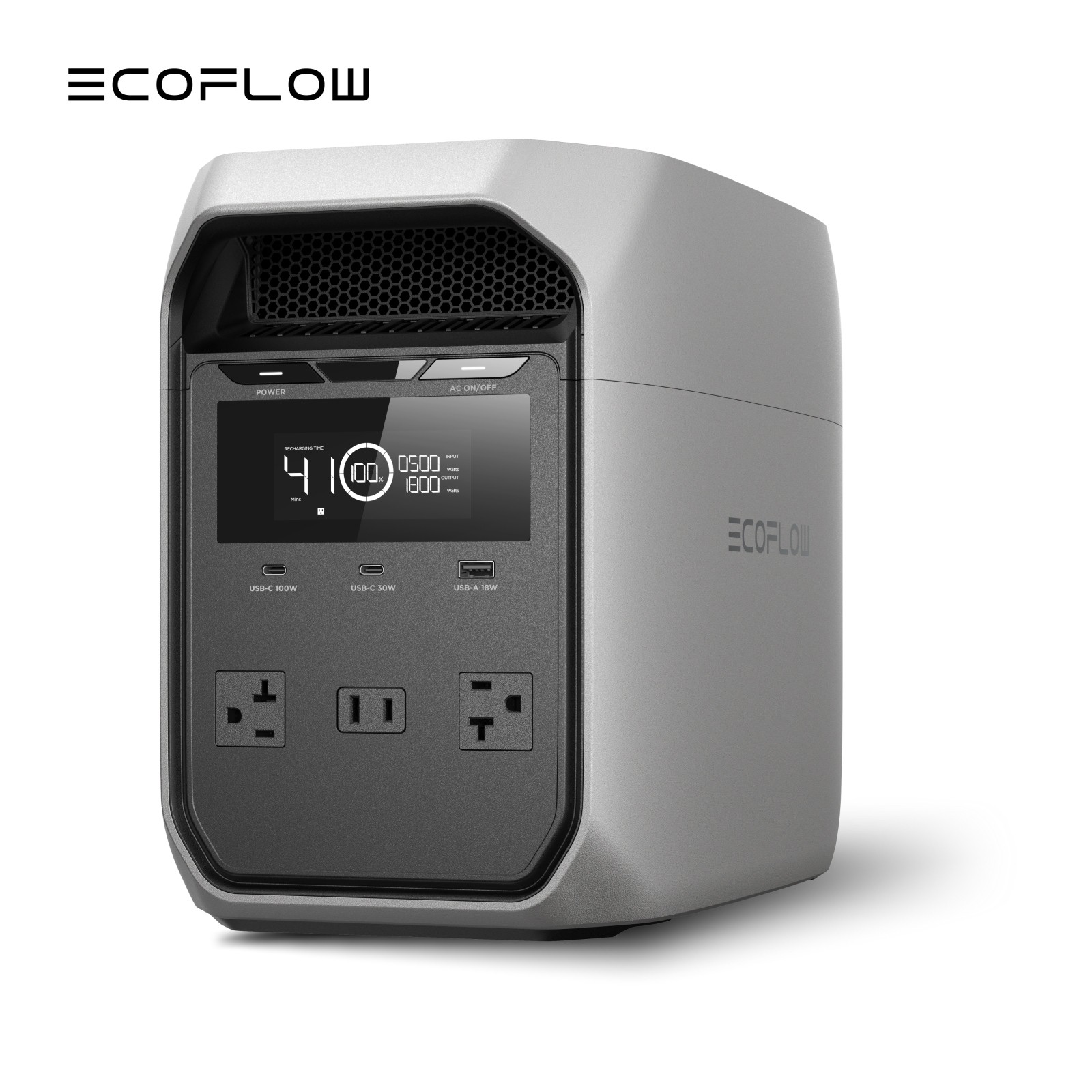 EcoFlow 1024Wh 1800W DELTA 3 Classic LiFePO4 PPortable Power Station for Backup