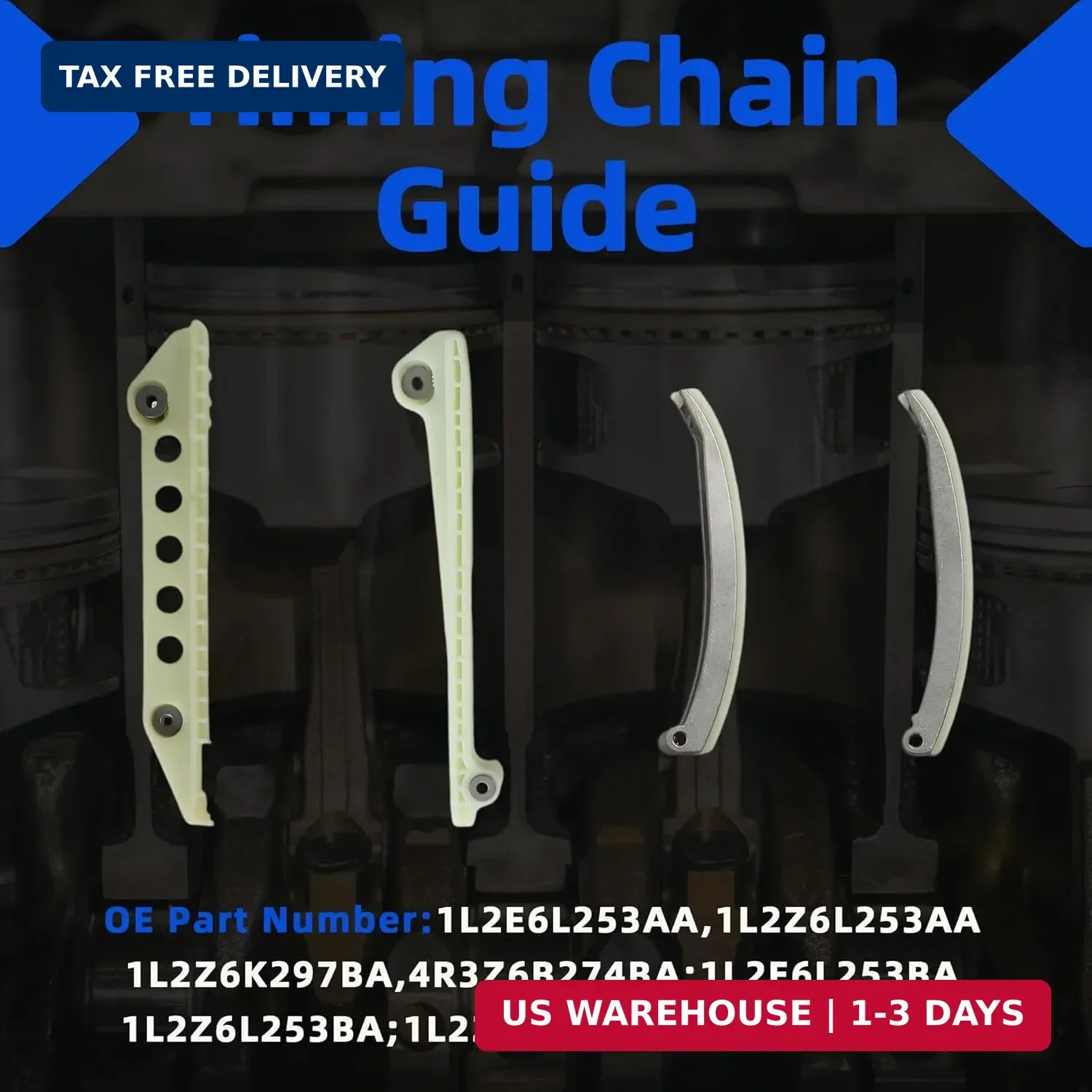 4.6 Timing Chain Kit Cam Phaser Repair Kit w/VVT Sprocket Tensioner Fit For Ford