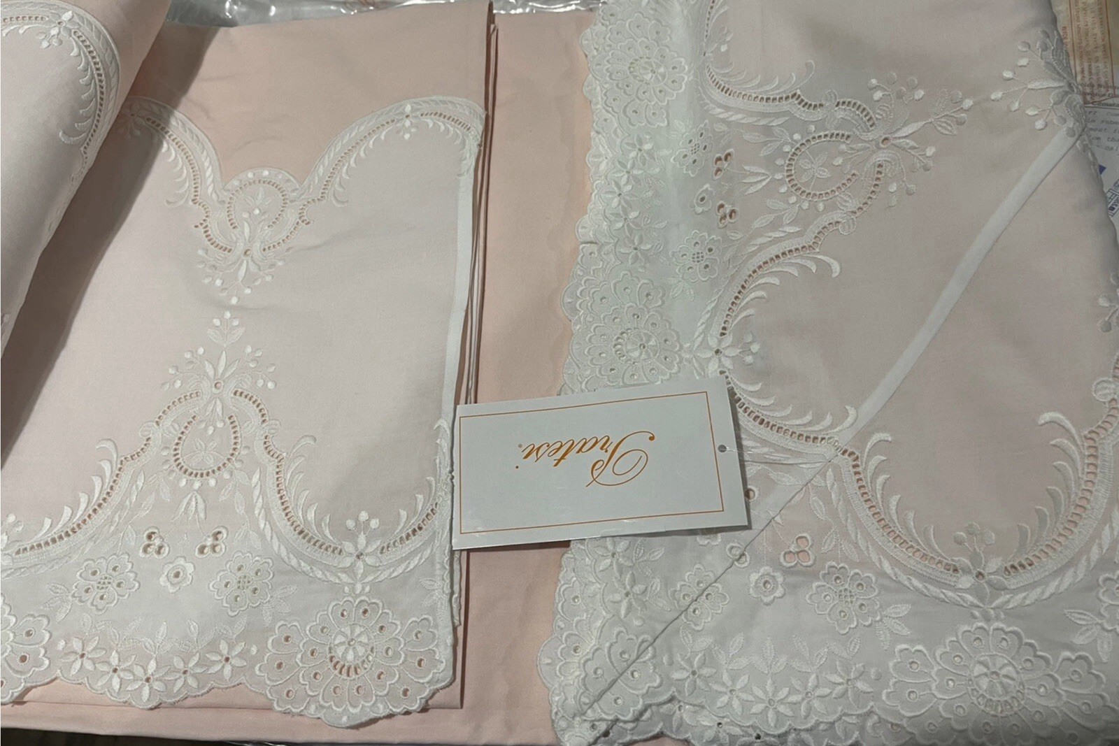 $460 Pratesi Italy NWT 1pc Chain Boudoir Sham Embroidery White ONE SHAM 75% OFF