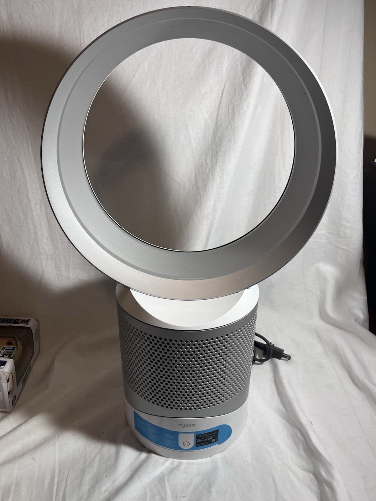 Dyson DP01 Pure Cool Link Air Purifier – White/Silver Bagless Desk Fan NO REMOTE