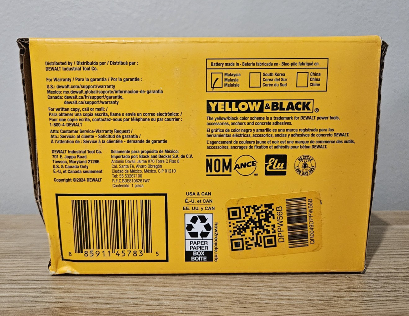 DeWALT DCB609 FlexVolt 20V / 60V MAX 9.0Ah 9 AH Lithium-Ion Battery 2024