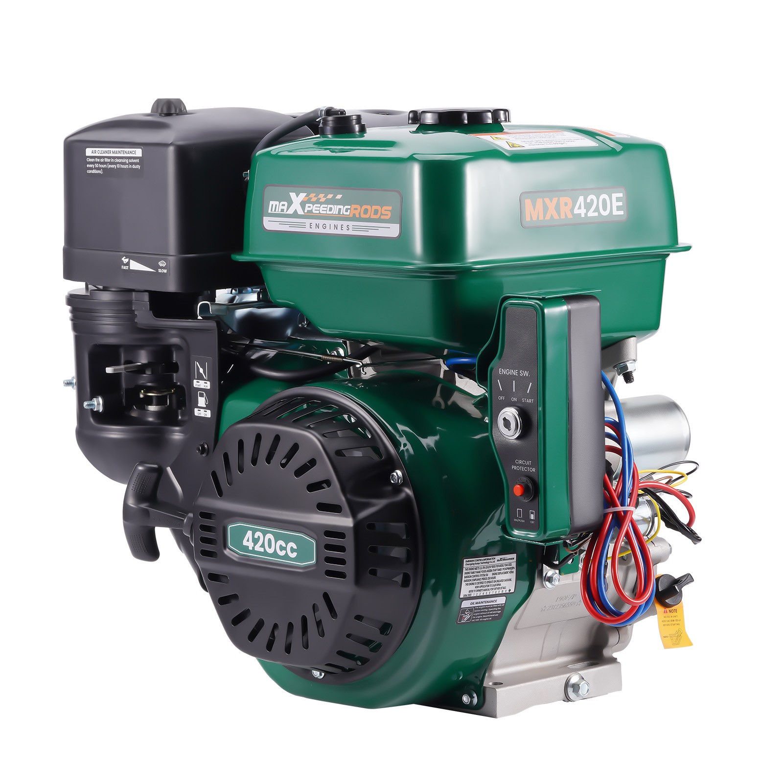 420cc Gasoline Electric Start Engine Motor Horizontal 4 Stroke For Mini-Bike