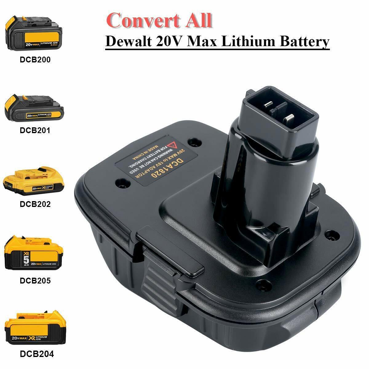 1～2Pack For Dewalt 20V 20 Volt Max 5AH Lithium Battery DCB206-2 DCB205-2/ DCB112