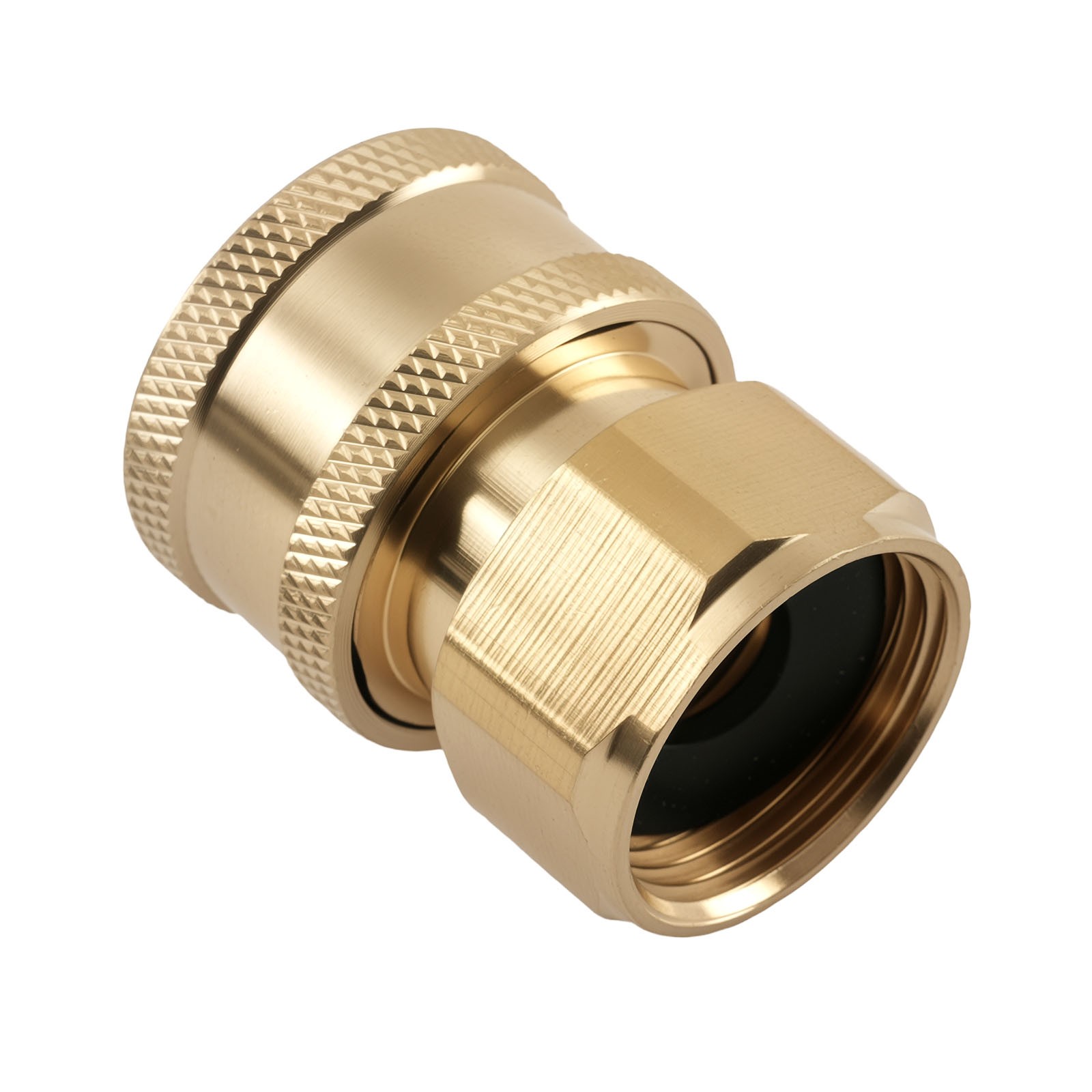 3/8” Pressure Washer Tee Y-Splitter Brass Quick Coupler 2-Gun System Adapter