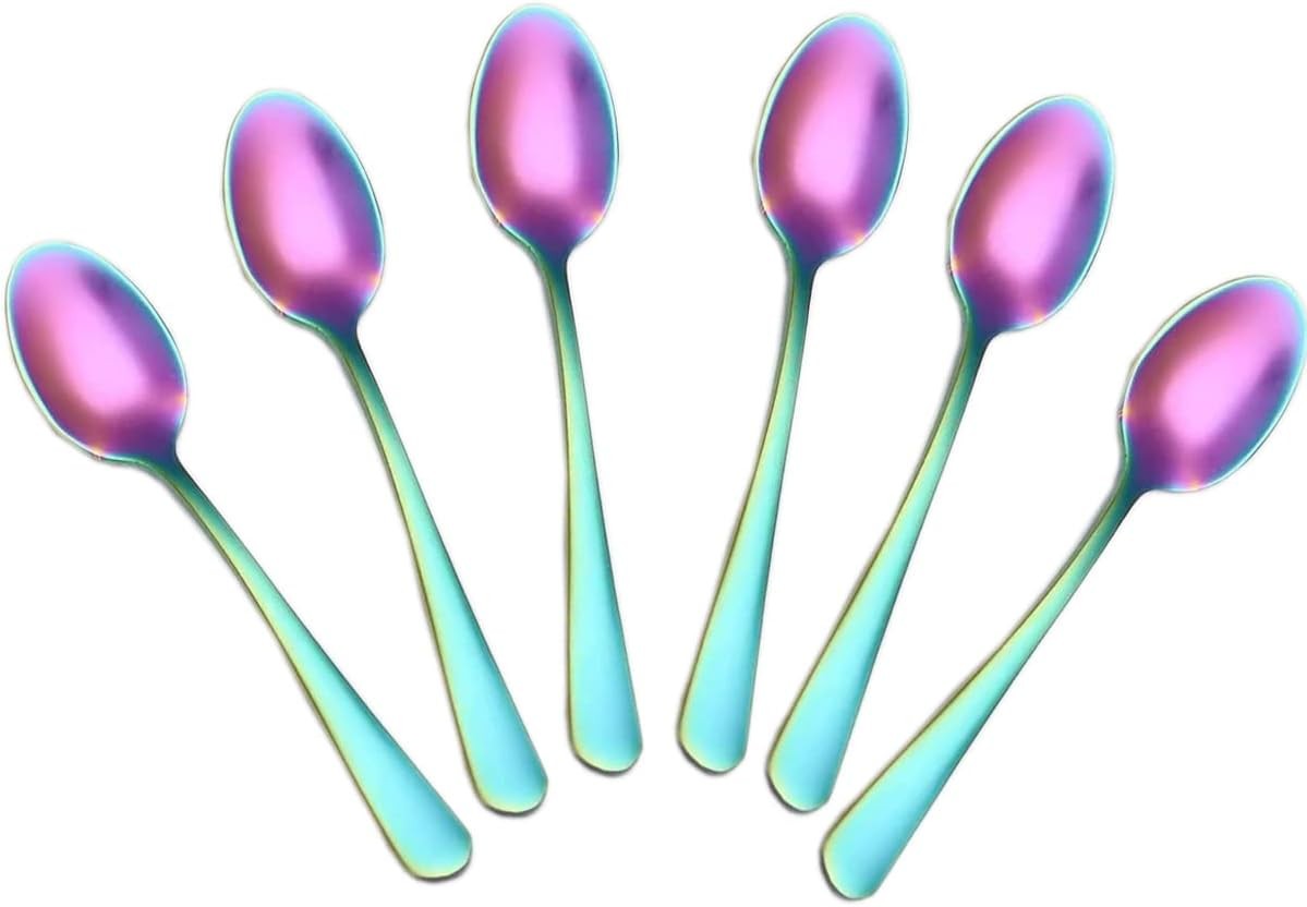 Espresso Spoons Mini Coffee Spoon 4 Inches Stainless Steel Small Spoons