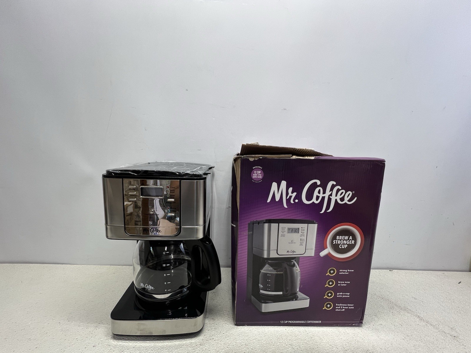 Mr. Coffee – 12-Cup Coffee Maker 2131084 – Stainless Steel –