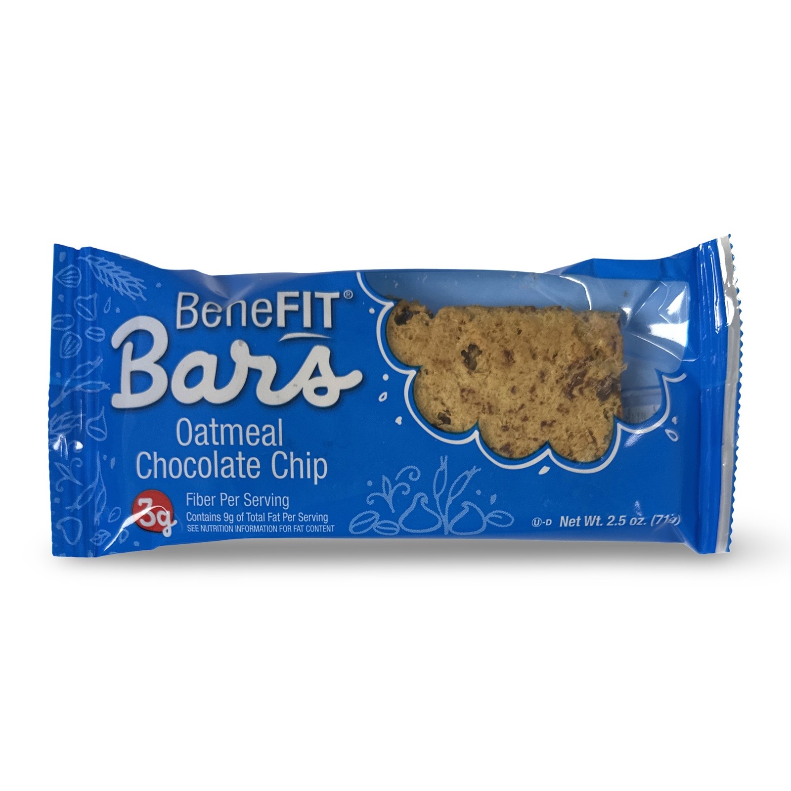 3 Flavor Benefit Bar Variety Featuring Banana Chocolate Chunk, Oatmeal Chocolate