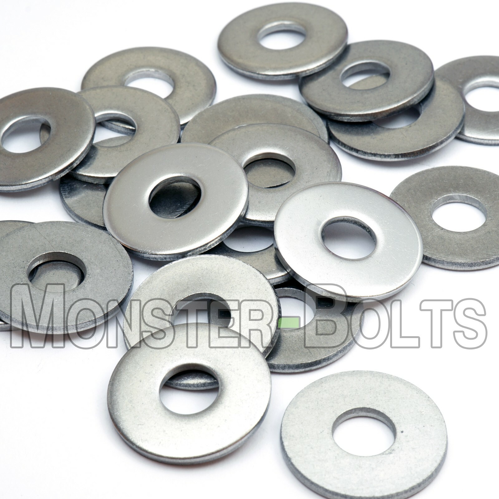 Fender Washers Zinc Plated Steel Grade A, Metric DIN 9021, M4 M5 M6 M8 M10 M12