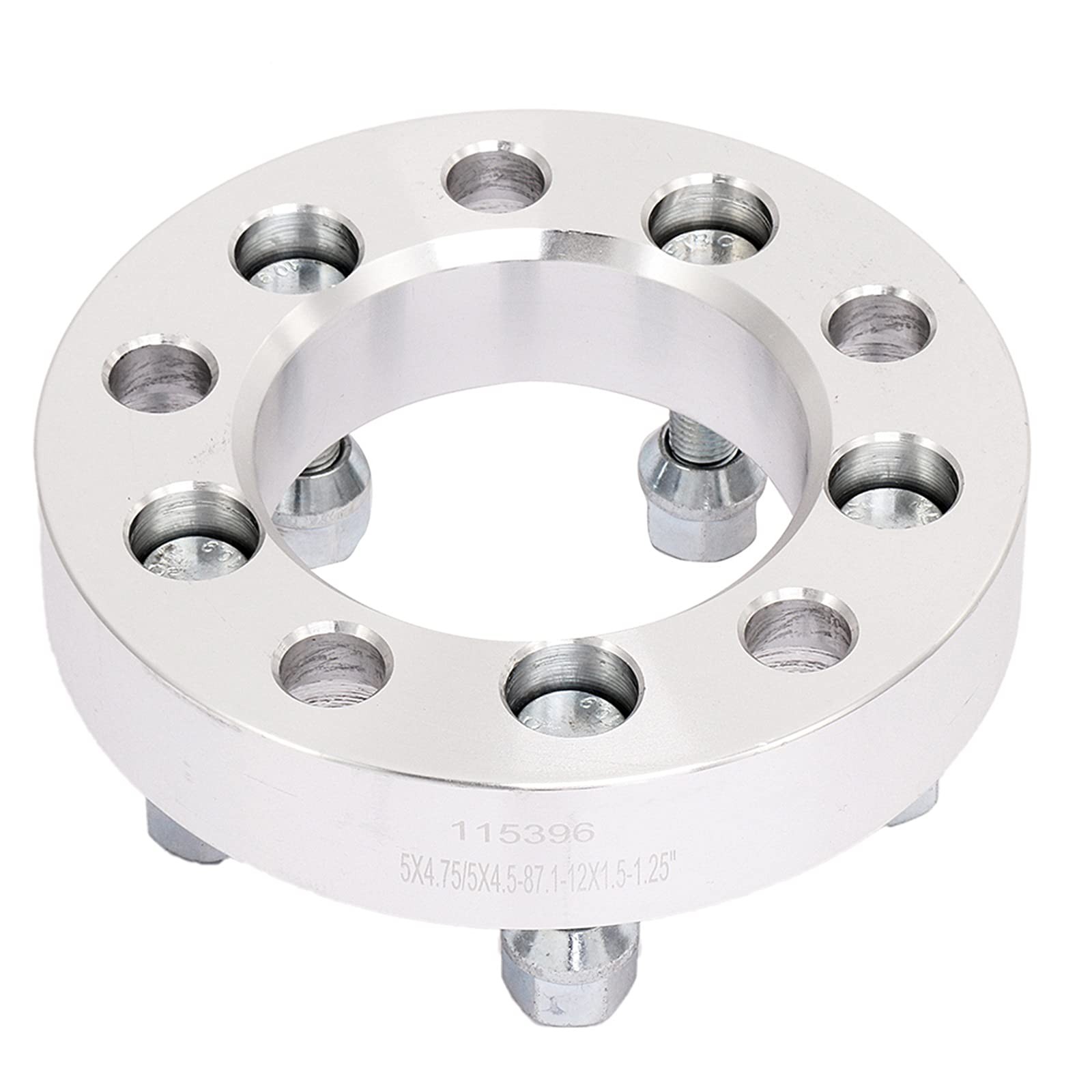 1.25 in Wheel Spacers Adapters 5 Lug 12×1.5 87.1 Bore 2PCS 5×4.75 to 5×4.5 96-02