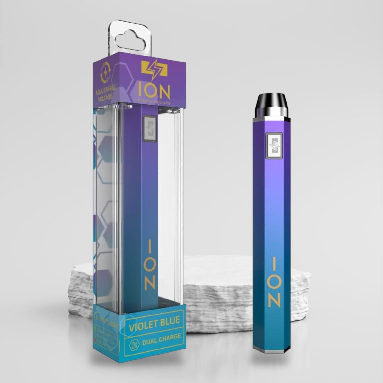 ION 1100mAh – 510 Flash Light Battery – Dual Charge – Premium Quality -10 Colors