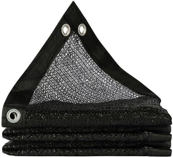 30% Black Shade Cloth,UV Resistant Netting with Upgrade Grommets for Plant Cover