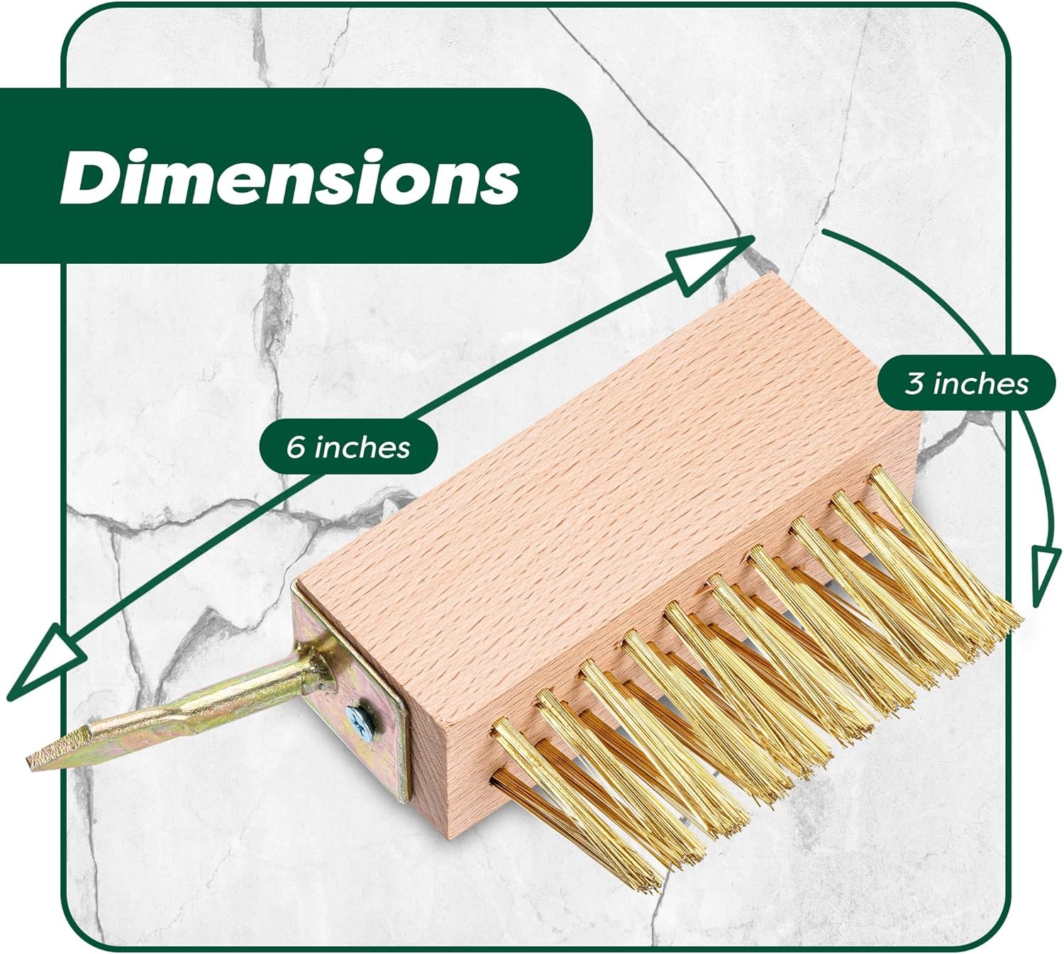 Moss & Weed Remover Wired Grout Cleaner Brush Great for Cleaning Decks Pavers