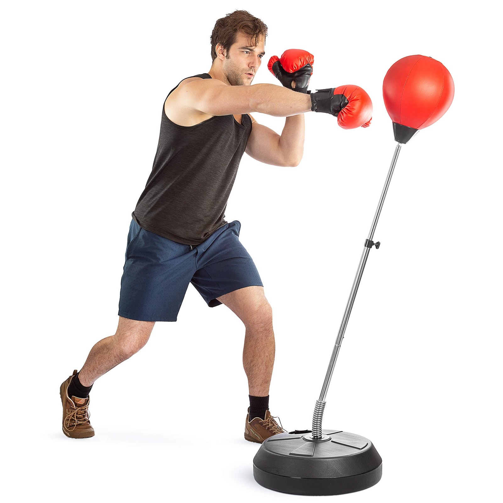TechTools Punching Bag with Stand, Boxing Bag for Teens & Adults – Height Adj…