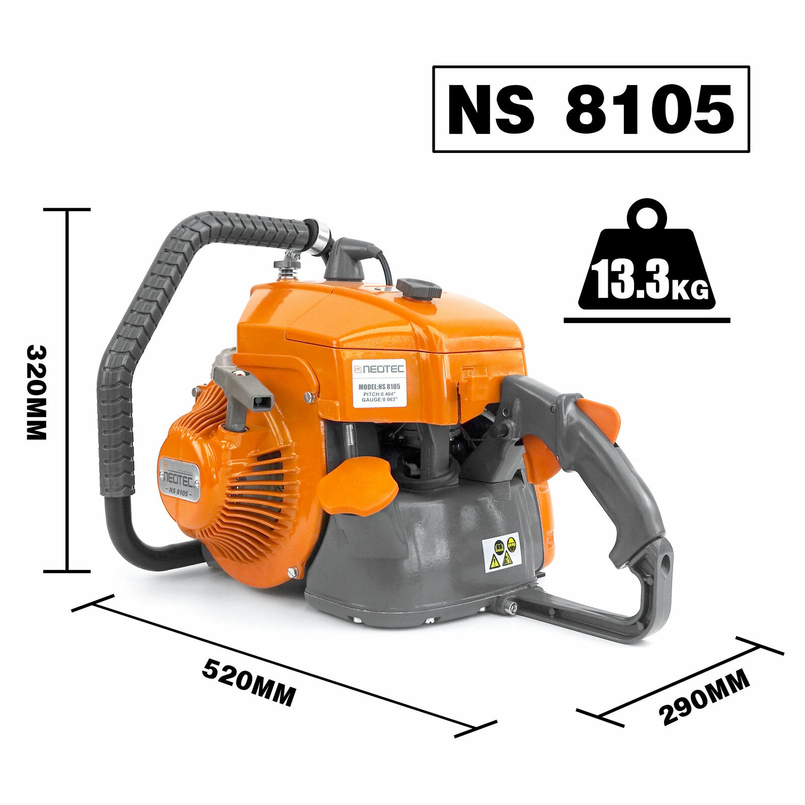 105cc Gas Chainsaw Power Head Compatible with 070 G070 For Chainsaw Mill No Bar