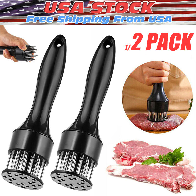 Professional Meat Tenderizer Stainless Steel Needle Cooking Hammer Kitchen Tool