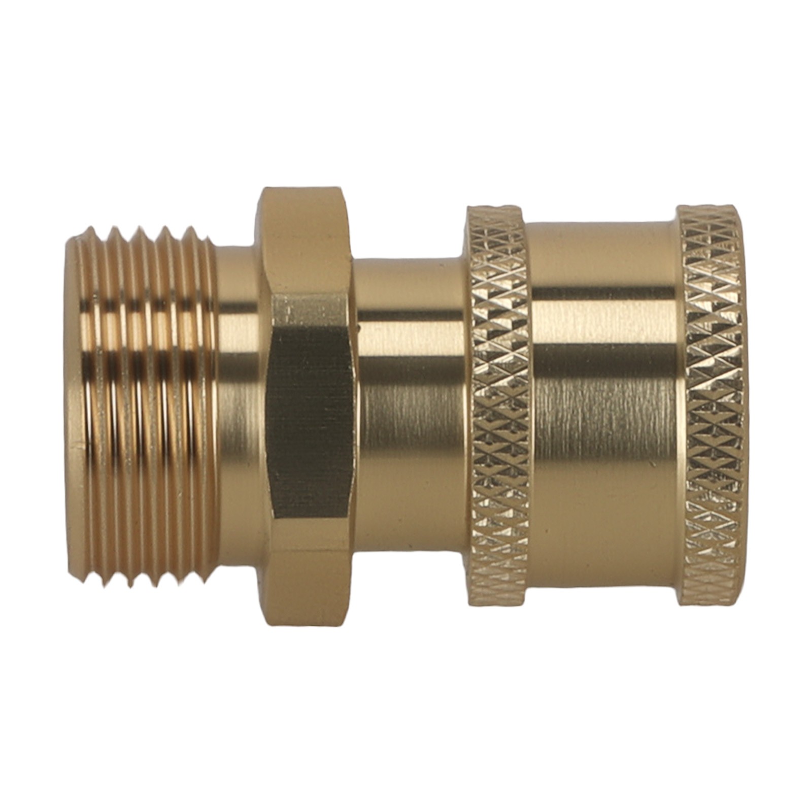 M22 14mm to 1/4″ Brass Coupler for Pressure Washer Gun Quick Connect 5000 PSI
