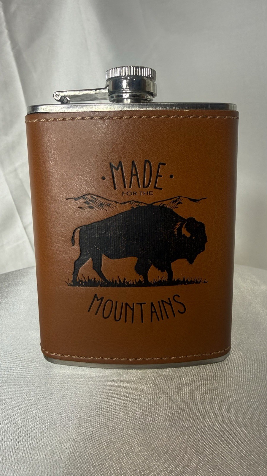 8oz Whiskey Liquor Flask Stainless Steel Pocket/Mountains/Camping/Hunting Gift