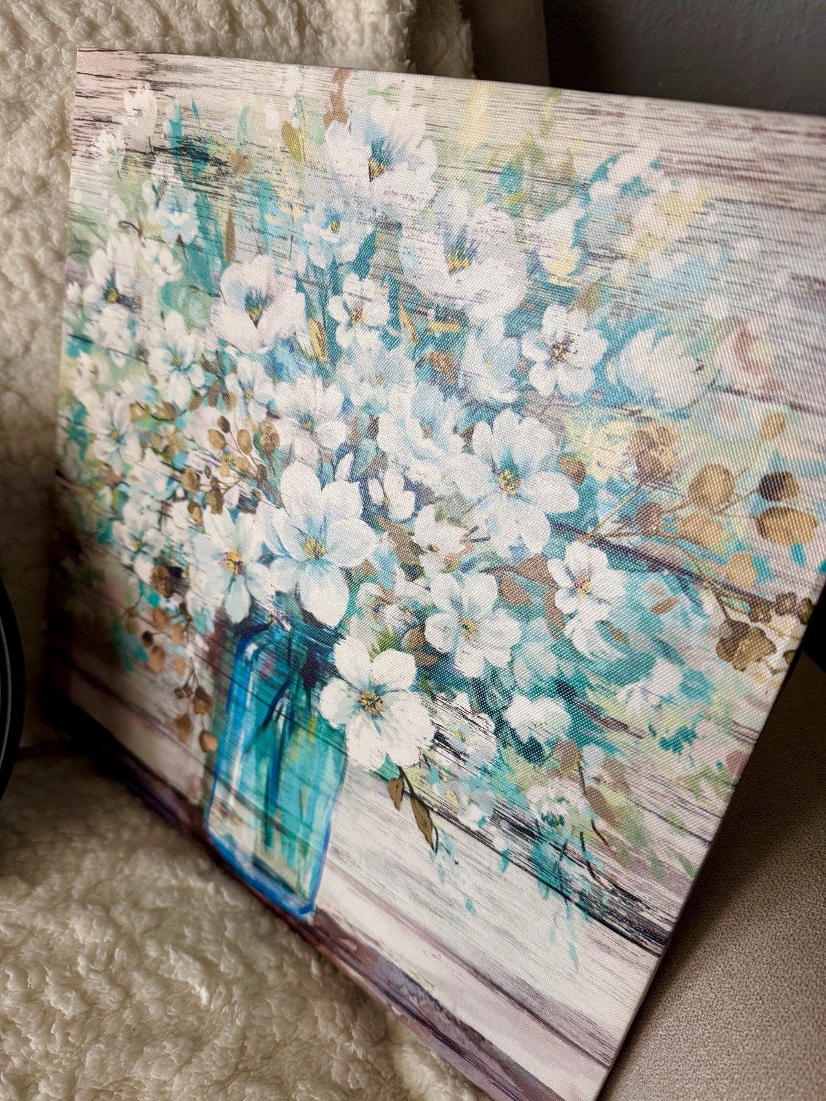Wall Art Set 13×13 Canvas & 3 Beautiful Mirrors Perfect For Any Room Or Office