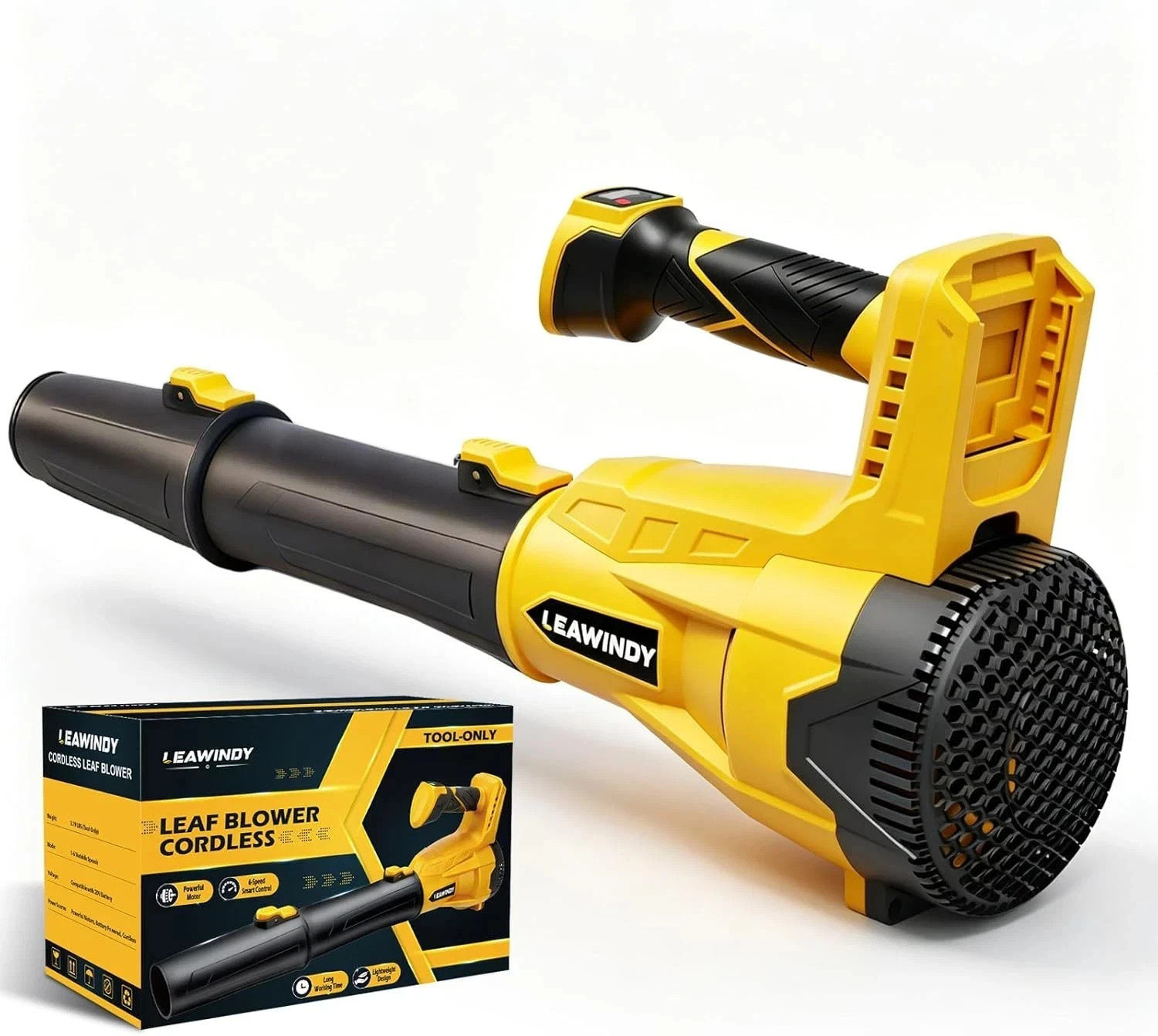 Cordless Leaf Blower for Dewalt 20V Max Battery(Tool Only), 560 CFM/180 MPH Elec