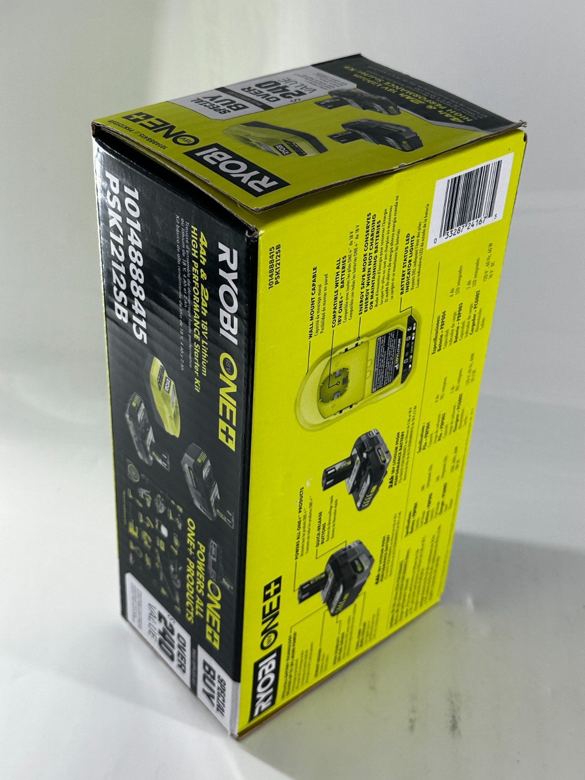 Ryobi ONE+ 18V Lithium-Ion High Performance Starter Kit 4Ah & 2Ah